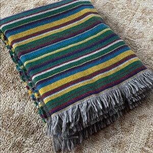 EDA Milano Superfine Merino Wool Throw Blanket Italy